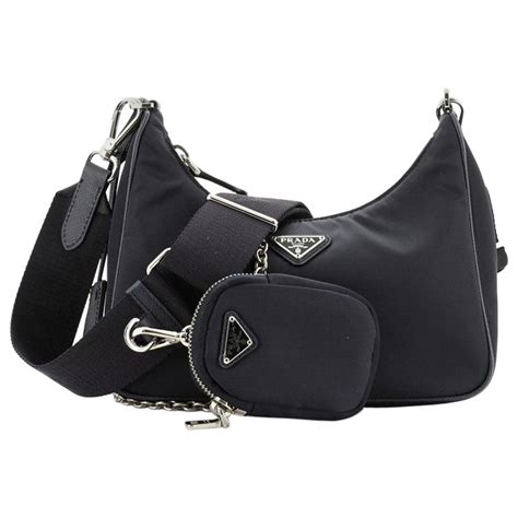 prada cross body hobo|real real prada crossbody.